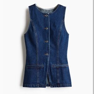H&M Denim Sleeveless Vest